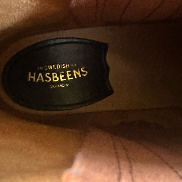 Swedish Hasbeens Chelsea Platform Clog Boots Size 41 Or US 11 Amazing Condition! - Picture 11 of 14